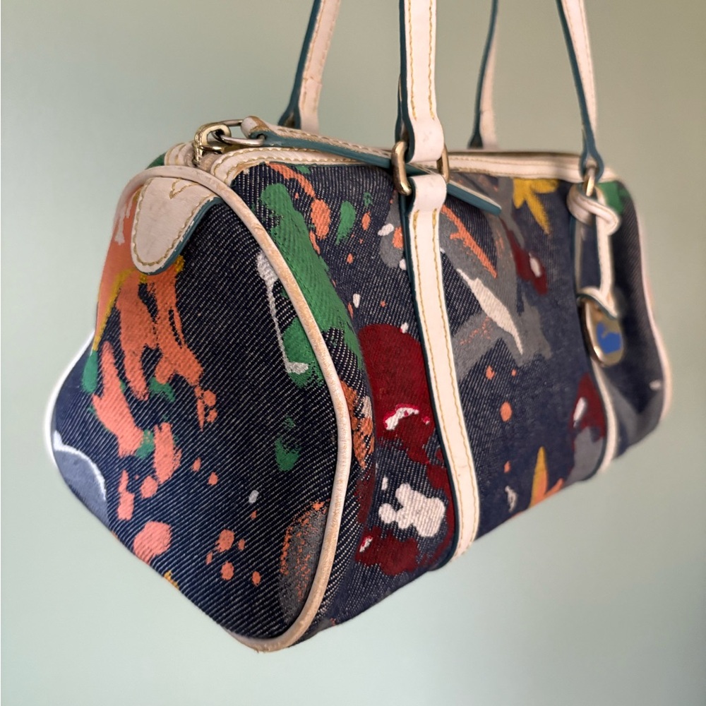 Dooney and Bourke Denim Purse - Picture 2 of 8